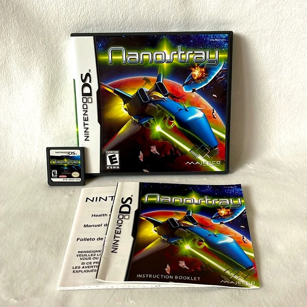 Nintendo DS Nanostray Video Game Complete with Case and Manual